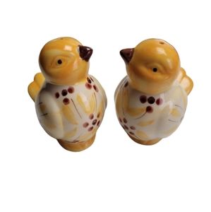 Ceramic Bird 3 Inch Salt & Pepper Shakers